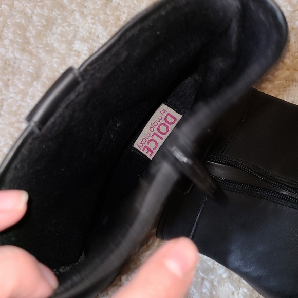 Black booties shoes Women's size 10 - Picture 7 of 11